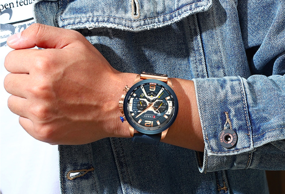 Casual Sport Watches for Men – Fashion Chronograph Men’s Wristwatch