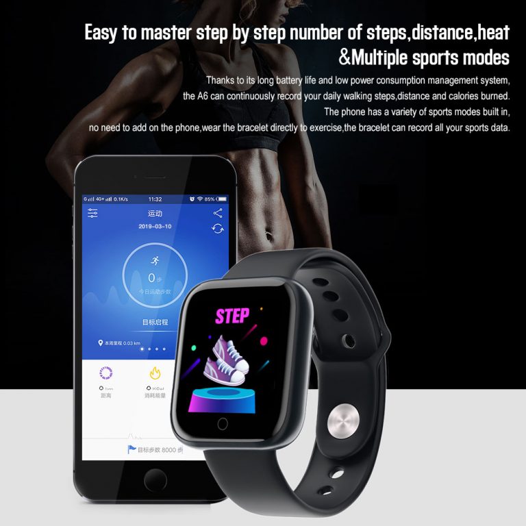 Smart Watch with Bluetooth Fitness Tracker for both Android and IOS 5