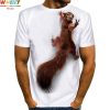 Men's Squirrel T Shirt 3D Print Shirt Animal Graphic Tees Lovely Pattern Tops Men/Women Cute Puppy Face Tee Funny Pet T-shirt 1