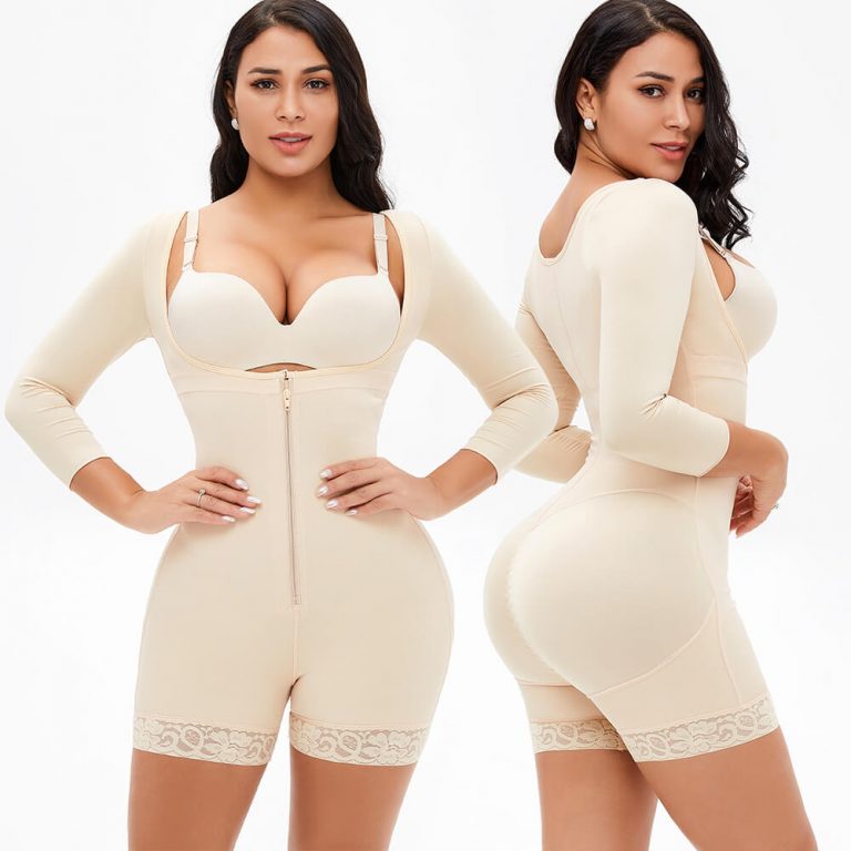 Full Body Shapewear with Support Arm Compression 6